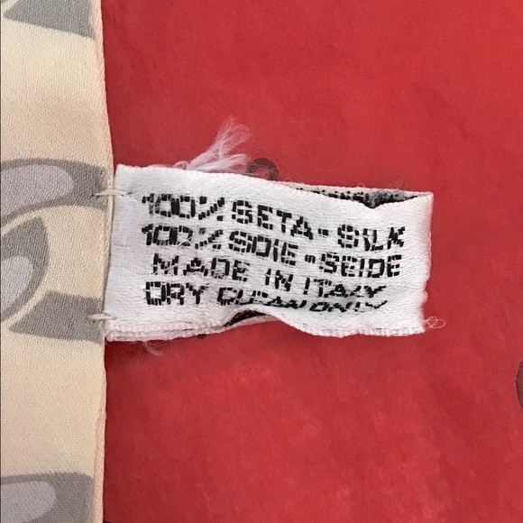 Chanel 1990’s CC logo chain motif scarf - Picture 4 of 4